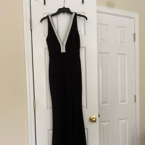Lulus Rhinestone Black Prom Dress